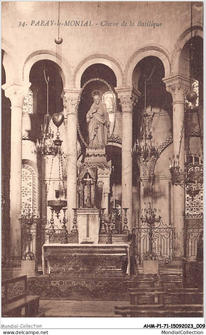 AHMP1-71-0005 - PARAY-LE-MONIAL - Coeur De La Basilique  - Paray Le Monial