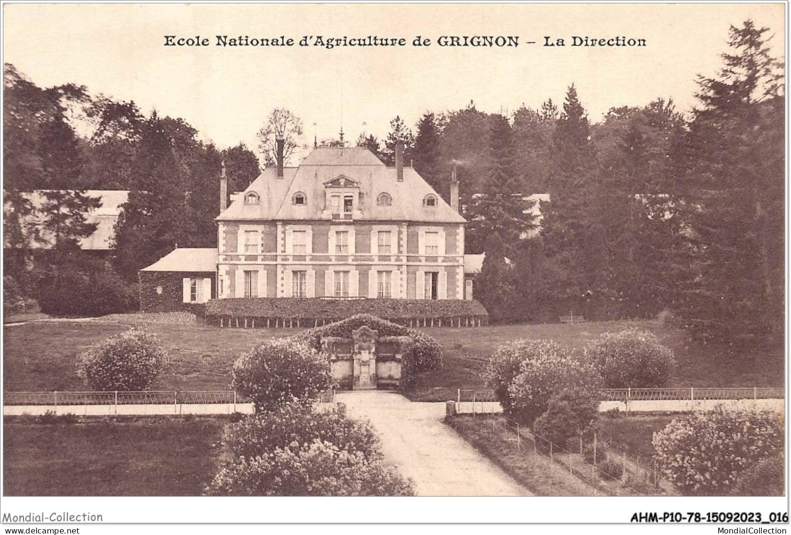 AHMP10-78-0996 - école Nationale D'agriculture De GRIGNON - La Direction  - Grignon