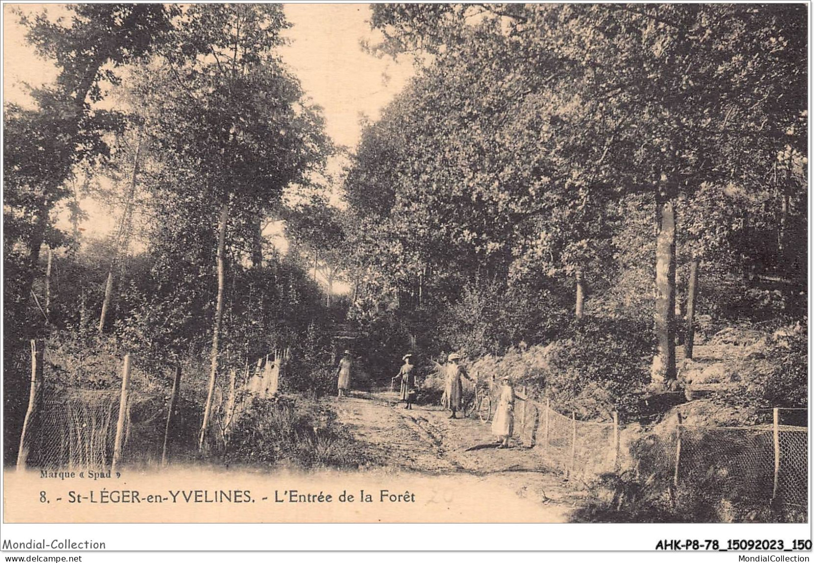 AHKP8-0759-78 - SAINT-LEGER-EN YVELINES - L'entrée De La Foret - St. Leger En Yvelines