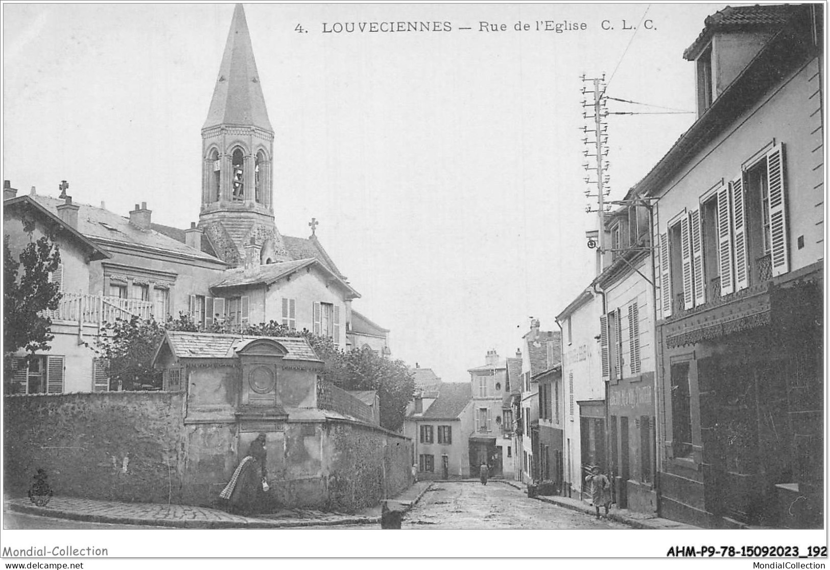 AHMP9-78-0983 - LOUVECIENNES - Rue De L'église  - Louveciennes