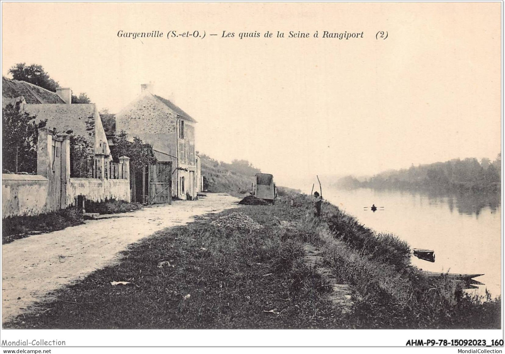 AHMP9-78-0967 - GARGENVILLE - Les Quais De La Seine à Rangiport  - Gargenville