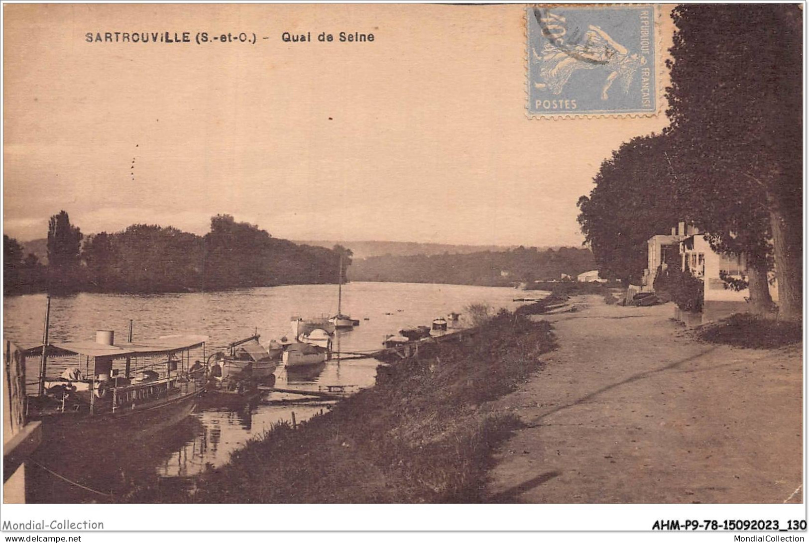 AHMP9-78-0952 - SARTROUVILLE - Quai De Seine  - Sartrouville