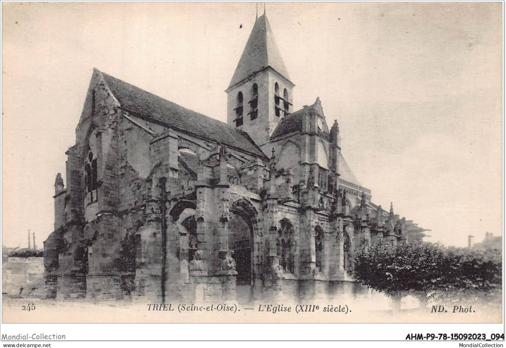 AHMP9-78-0934 - TRIEL - L'église  - Triel Sur Seine