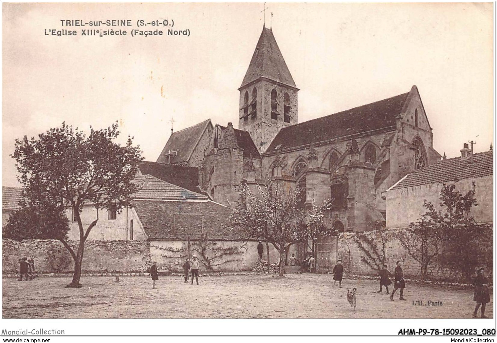 AHMP9-78-0927 - TRIEL-SUR-SEINE - L'église XIII E Siècle - Façade Nord  - Triel Sur Seine