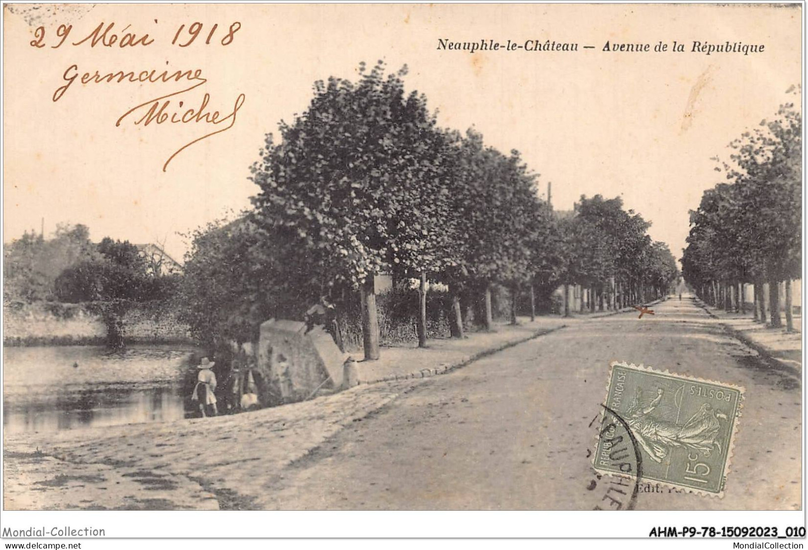 AHMP9-78-0892 - NEAUPHLE-LE-CHATEAU - Avenue De La République  - Neauphle Le Chateau