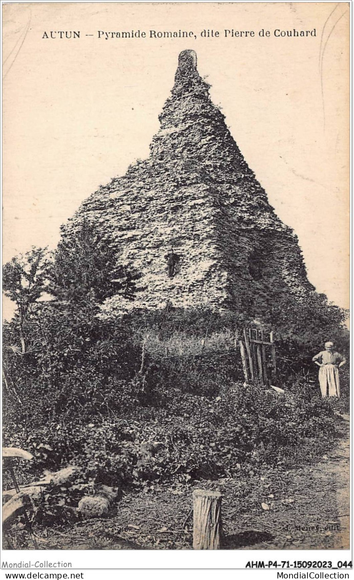 AHMP4-71-0399 - AUTUN - Pyramide Romaine Dite Pierre De Couhard - Autun