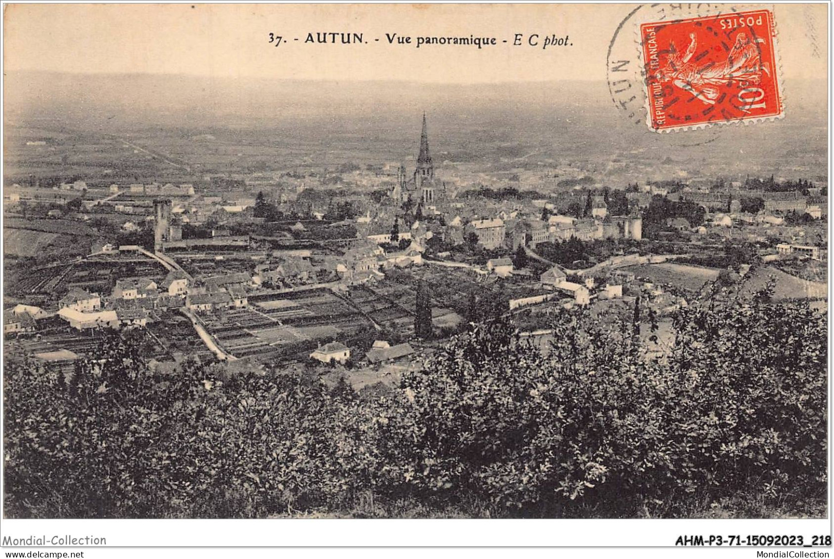 AHMP3-71-0376 - AUTUN - Vue Panoramique - Autun