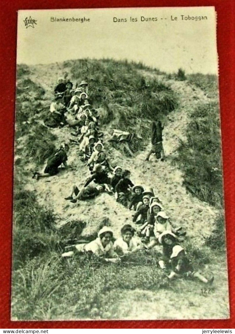 BLANKENBERGE - BLANKENBERGHE - In De Duinen: Glijbaan  - Dans Les Dunes: Toboggan - 1922- - Blankenberge