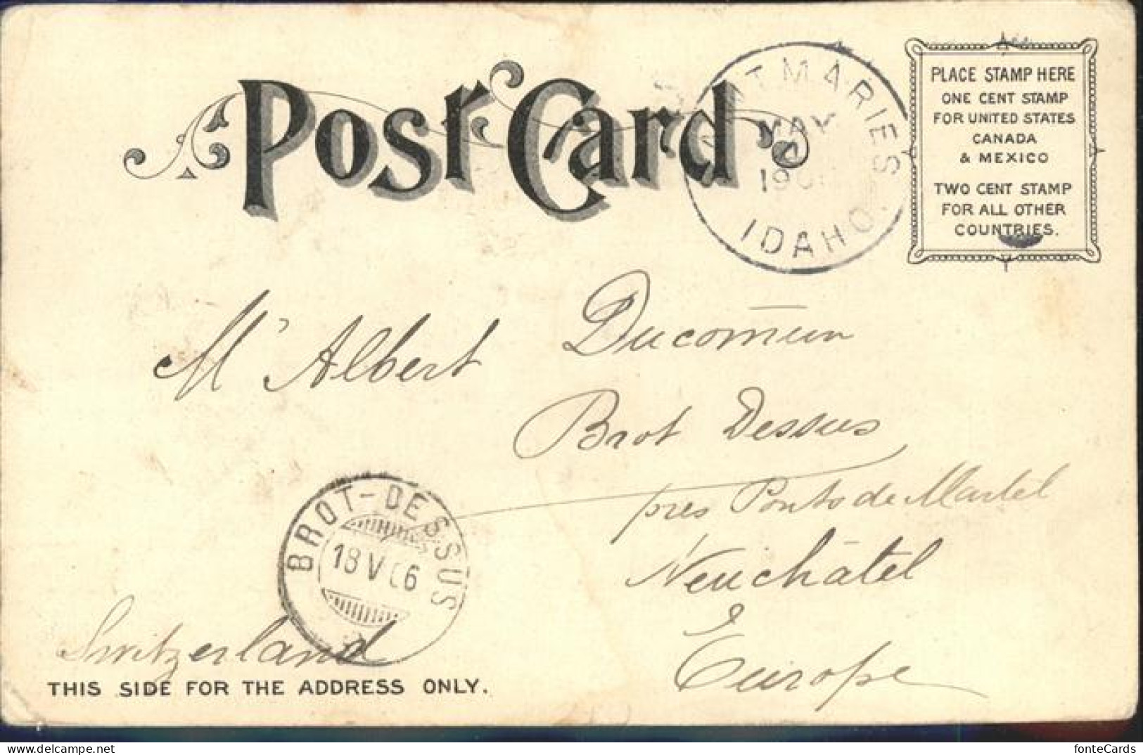 41100633 Portland_Oregon Official Mailing Card Lewis & Clark 1905 - Otros & Sin Clasificación