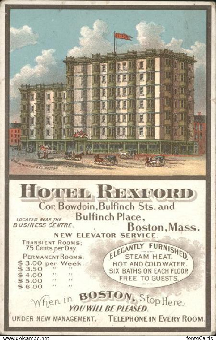 41095491 Boston_Massachusetts Hotel Rexford - Autres & Non Classés