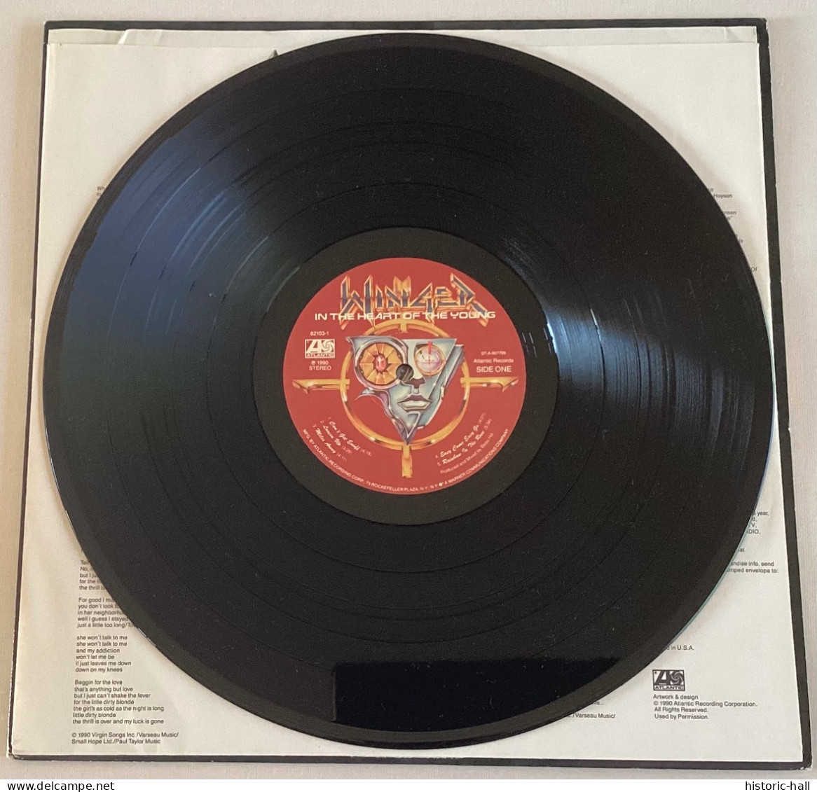 WINGER - In The Heart Of The Young -  LP - 1990 - US Press - Hard Rock En Metal