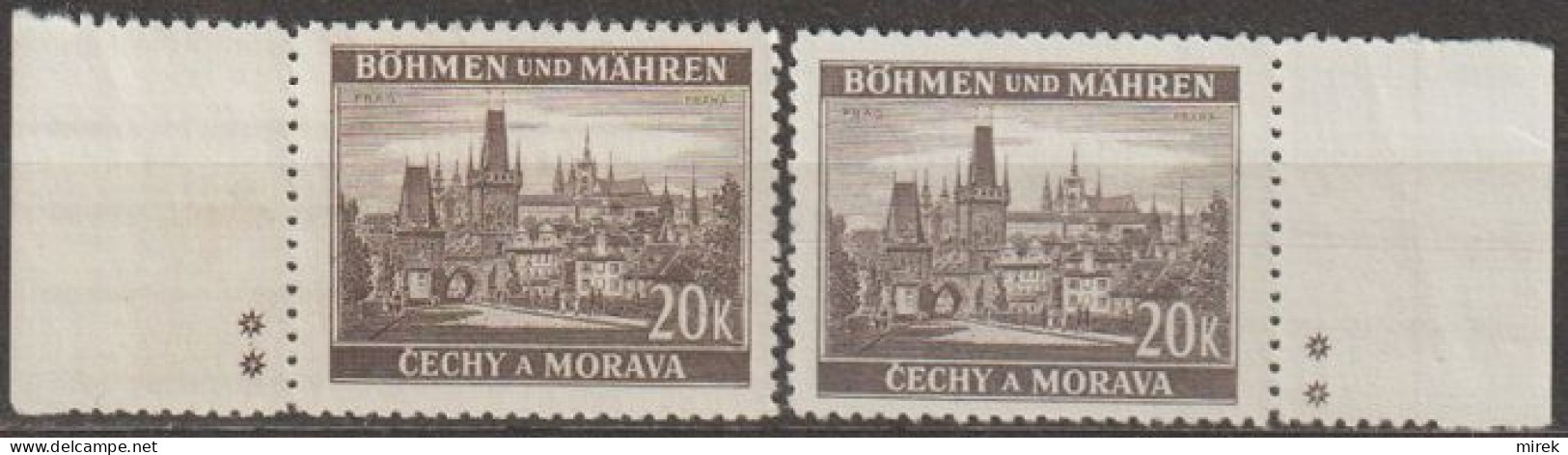 033/ Pof. 49, Border Stamps, Plate Mark * - Nuevos