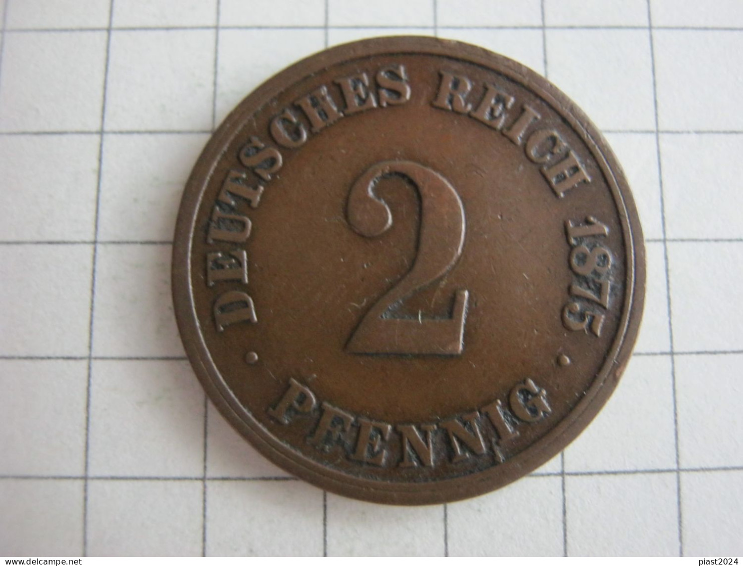 Germany 2 Pfennig 1875 A - 2 Pfennig