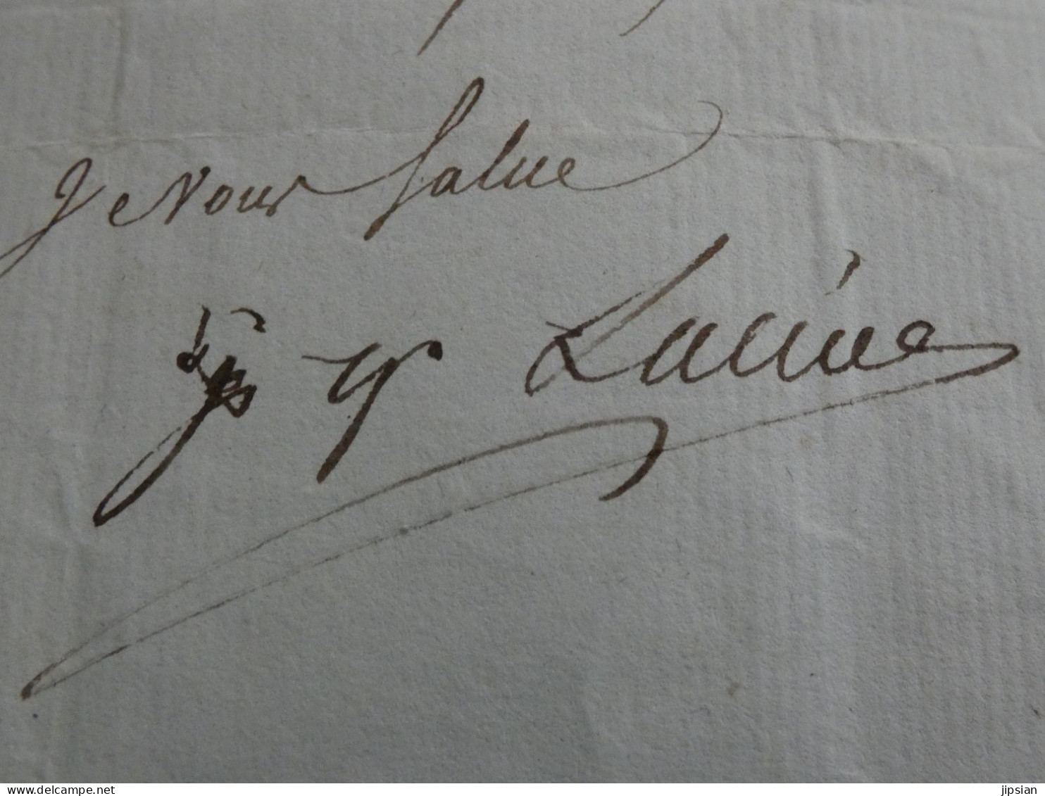 Lettre Autographe De 1806 Général Jean Girard Lacuée Comte De Cessac Gouverneur école Polytechnique  -- Z1 - Dokumente