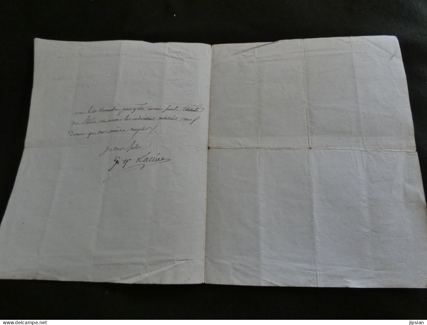 Lettre Autographe De 1806 Général Jean Girard Lacuée Comte De Cessac Gouverneur école Polytechnique  -- Z1 - Documenti