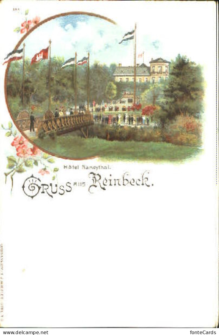 40412779 Reinbeck Reinbeck Hotel Ungelaufen Ca. 1900 - Sonstige & Ohne Zuordnung