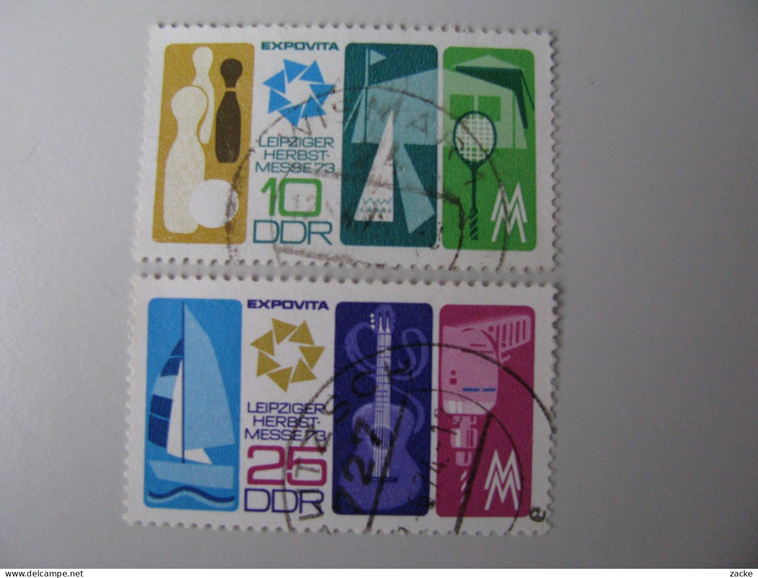 DDR 1872 - 1873  O - Used Stamps