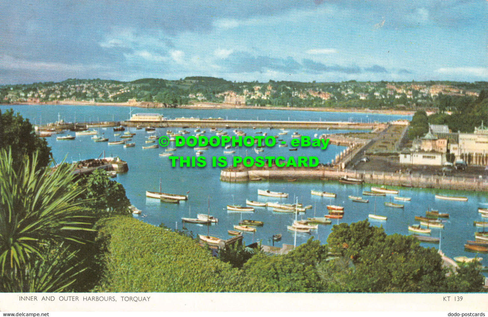 R492500 Torquay. Inner And Outer Harbours. Jarrold. Cotman Color. RP - World