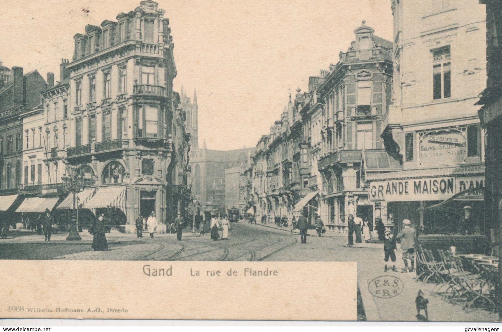 GENT     LA RUE DE FLANDRE                       ZIE AFBEELDINGEN - Gent