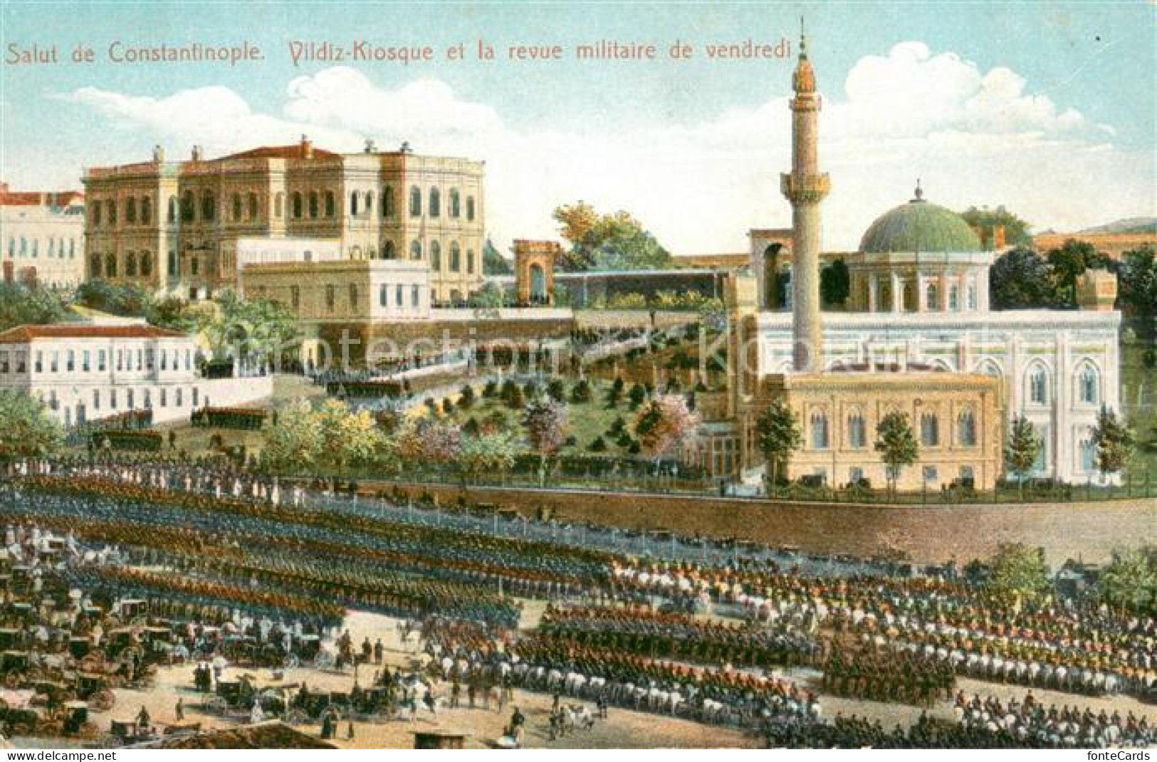 33708519 Constantinople Vildiz Kiosque Et La Revue Militaire De Vendredi Constan - Turquie