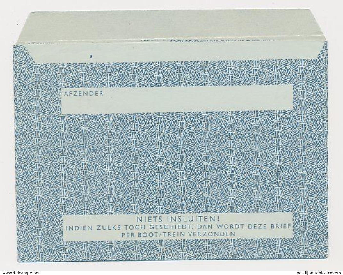 Geuzendam RL 2 Koninklijke  Rotterdamsche Lloyd - Particulier Postwaardestuk - Briefe U. Dokumente