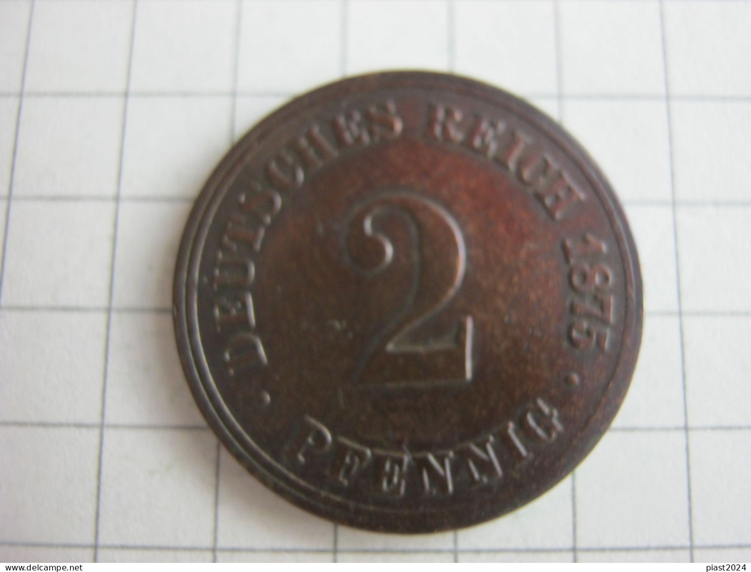 Germany 2 Pfennig 1875 J - 2 Pfennig