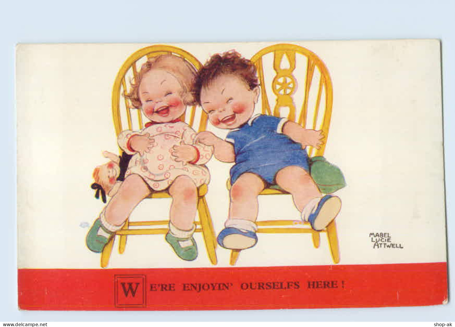 W9L14/ Mabel Lucie Attwell  AK Kinder Lachen 1934 - Mailick, Alfred