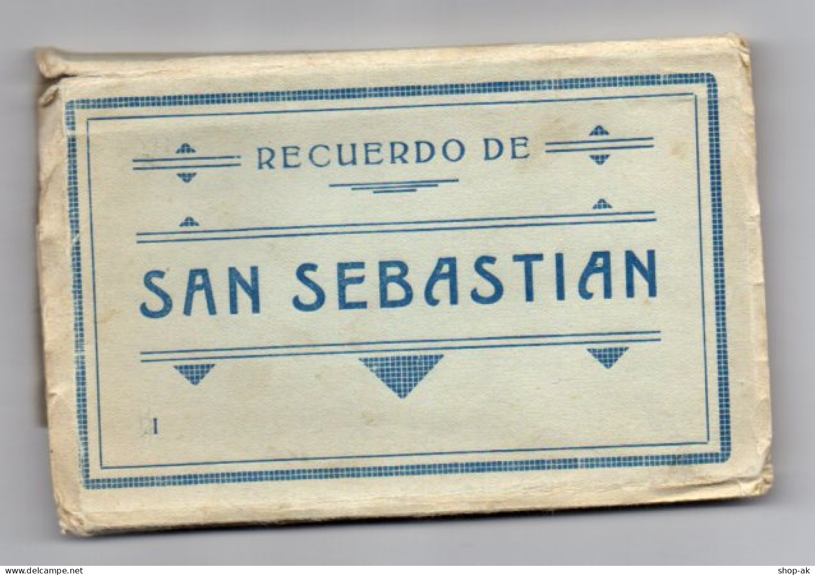W9H51/ San Sebastian 15 X AK Ansichtskarten Leporello Ca.1925 Spanien - Other & Unclassified