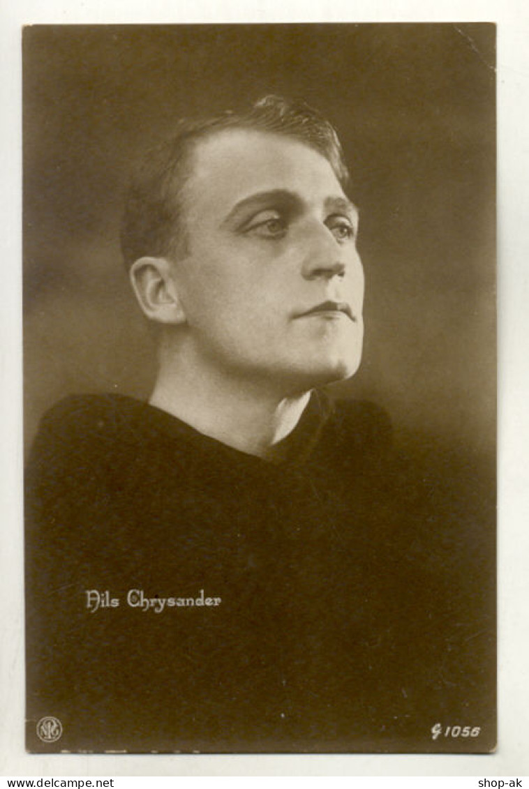 W8X78/ Nils Chrysander Schauspieler + Regisseur Schweden Foto AK Ca.1920 - Artistes