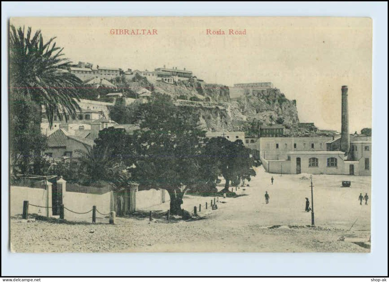 W7X19/ Gibraltar Rosia Road AK Ca.1910 - Gibilterra