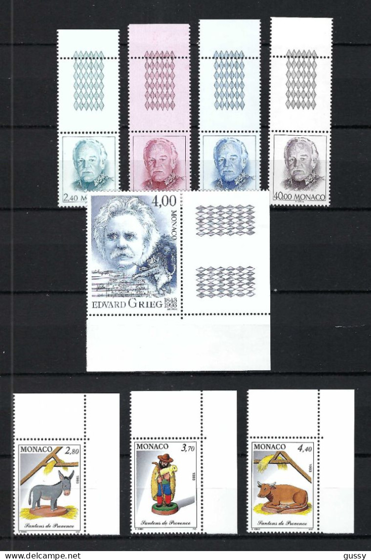 MONACO 1993:  Lot De Neufs** BDF - Unused Stamps