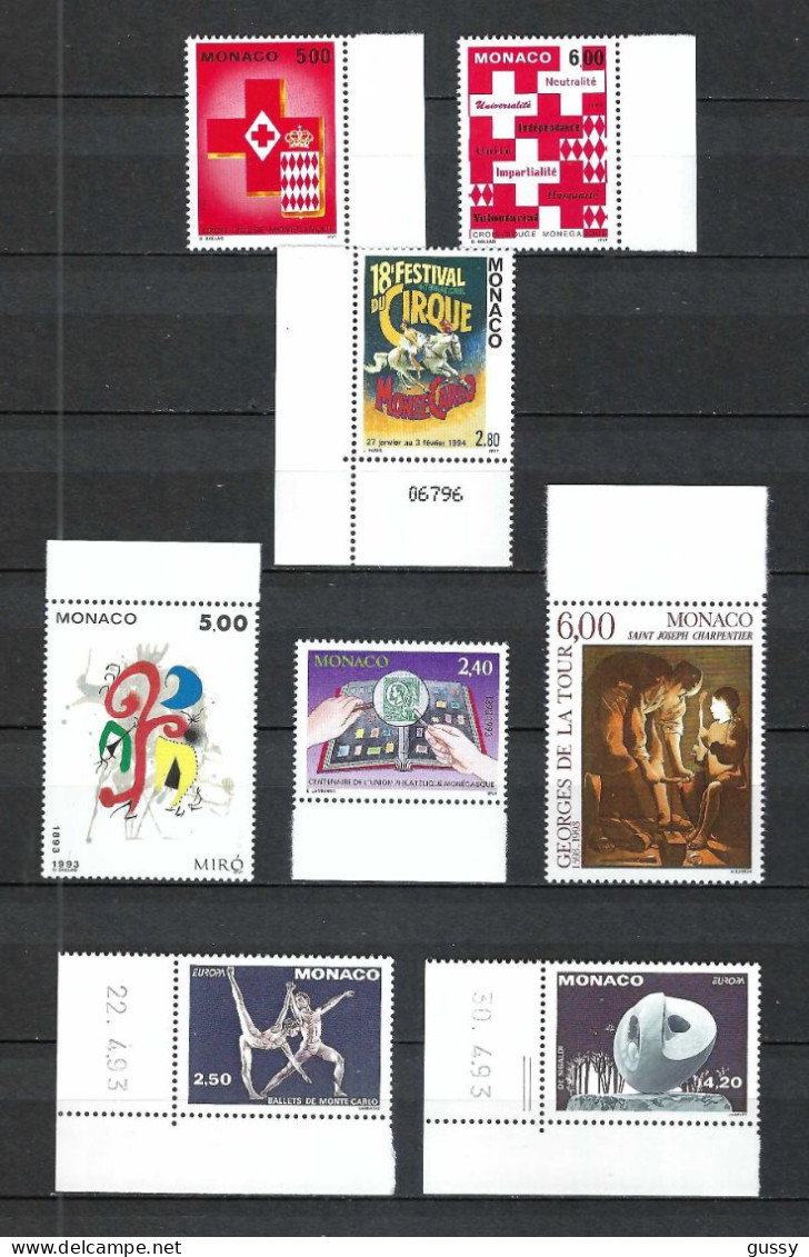 MONACO 1993-..:  Lot De Neufs** BDF - Unused Stamps