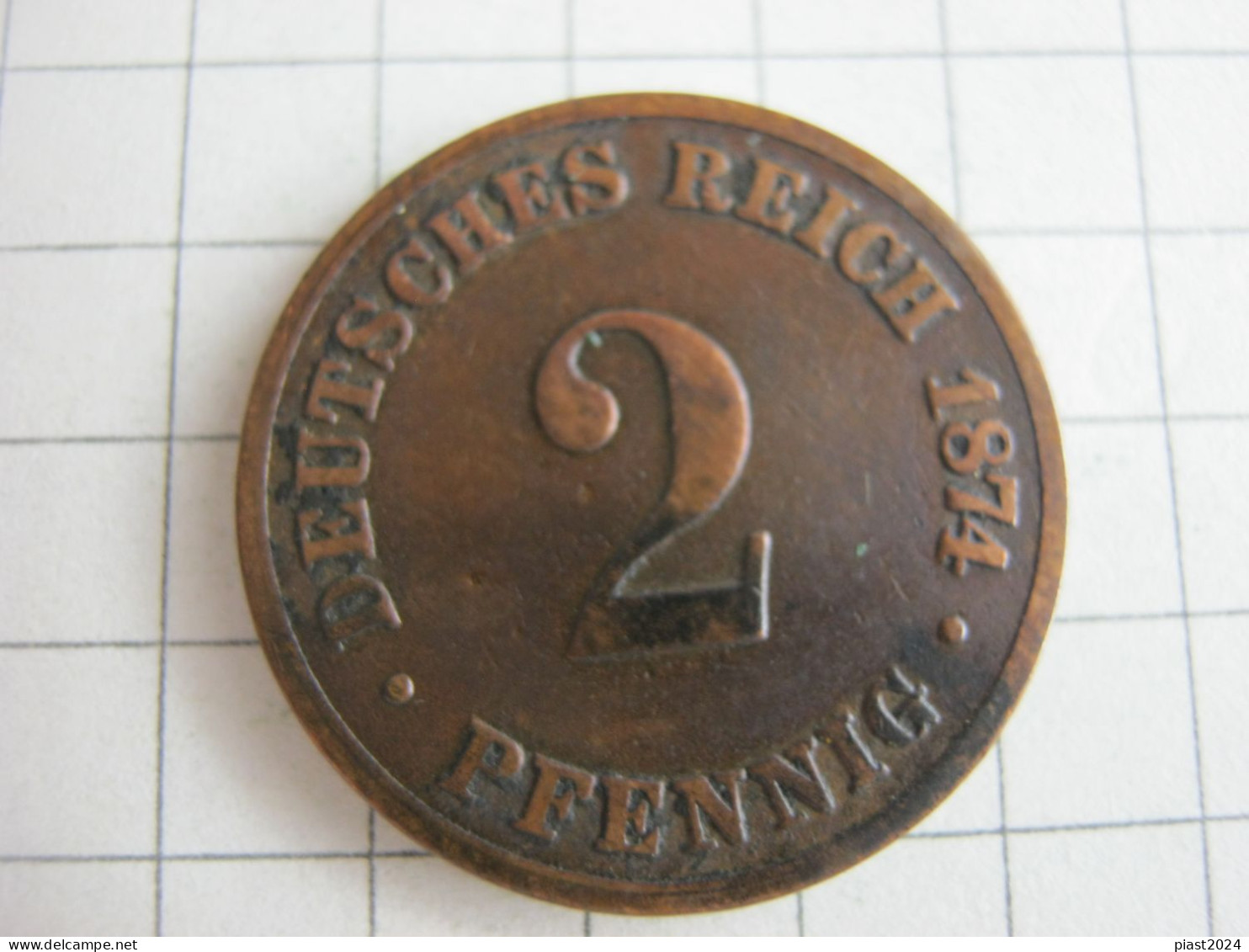 Germany 2 Pfennig 1874 B - 2 Pfennig