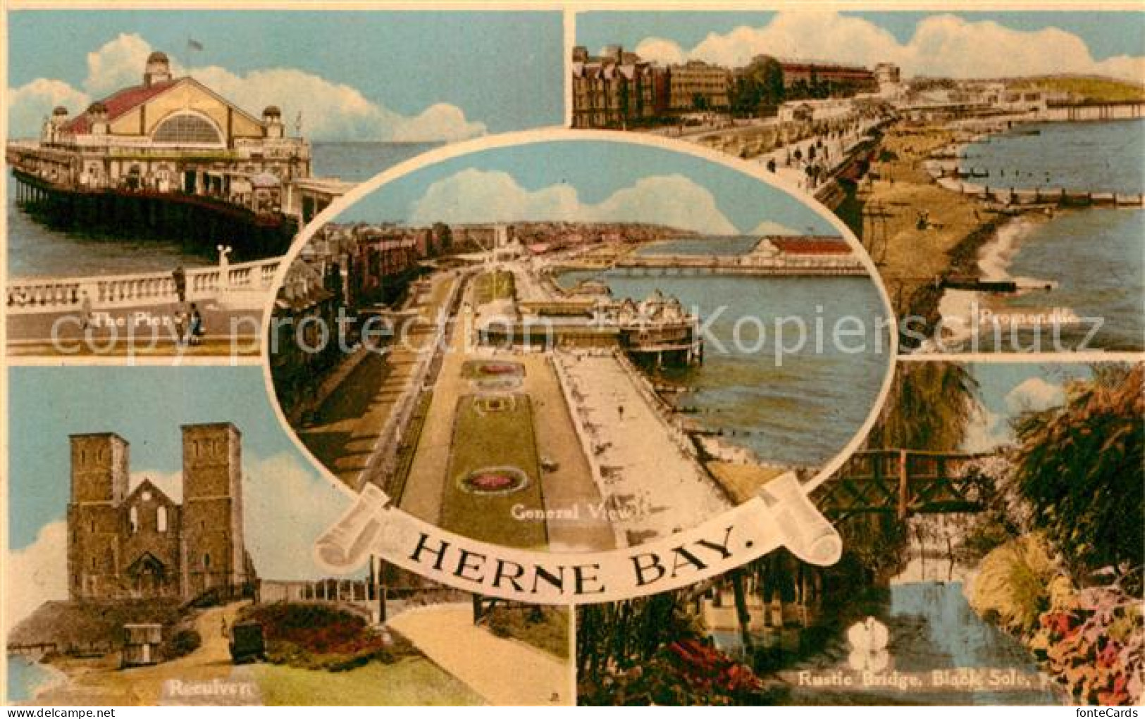 32908481 Herne Bay Pier Ppromenade Gesamtansicht Reeulvern City Of Canterbury - Autres & Non Classés