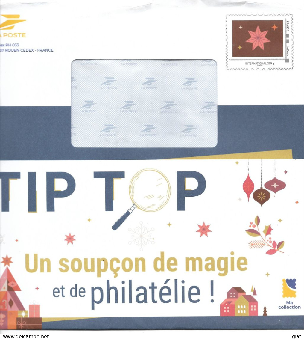 Pàp Philaposte Montimbramoi International 250 G, Vignette "Etoile" Tip Top "Un Soupçon De Magie" - Official Stationery