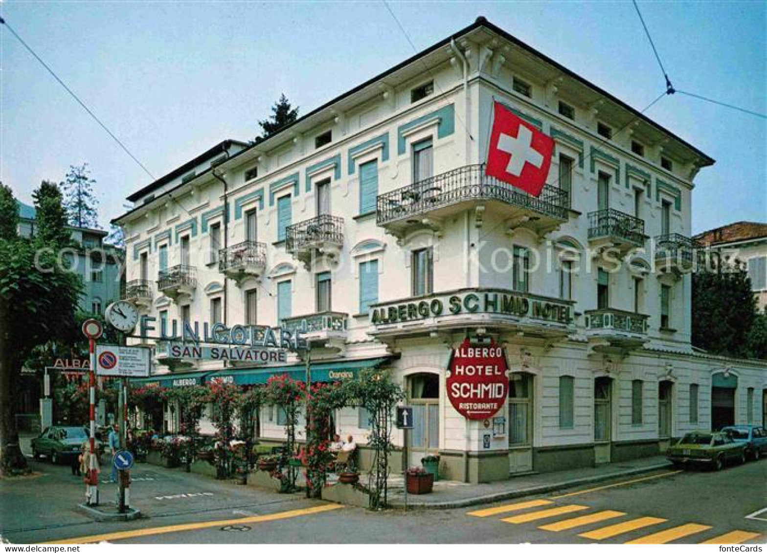 32626841 Lugano TI Hotel Restaurant Schmid Lugano - Autres & Non Classés