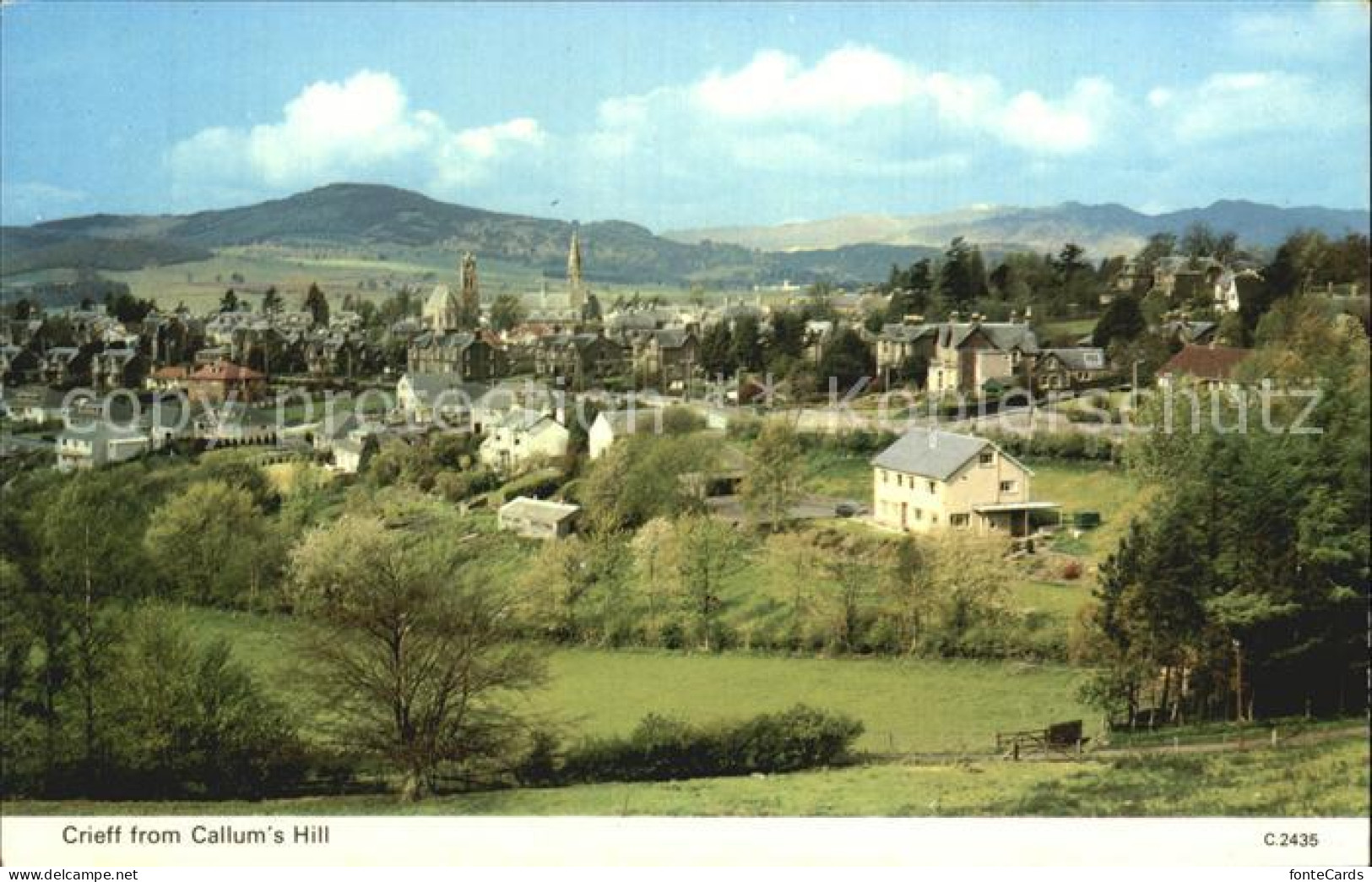 32413707 Crieff Perth Kinross From Callum's Hill  - Other & Unclassified