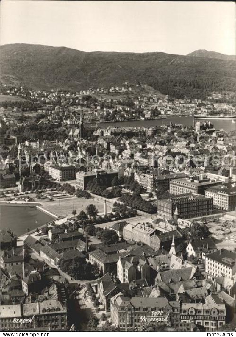 32367218 Bergen Norwegen Fliegeraufnahme Bergen - Norwegen