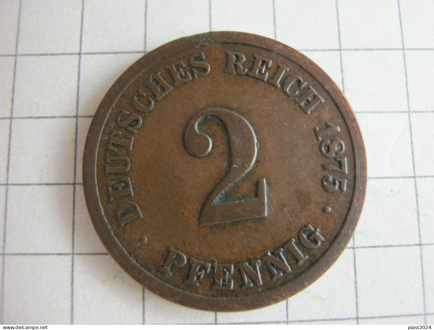 Germany 2 Pfennig 1875 F - 2 Pfennig