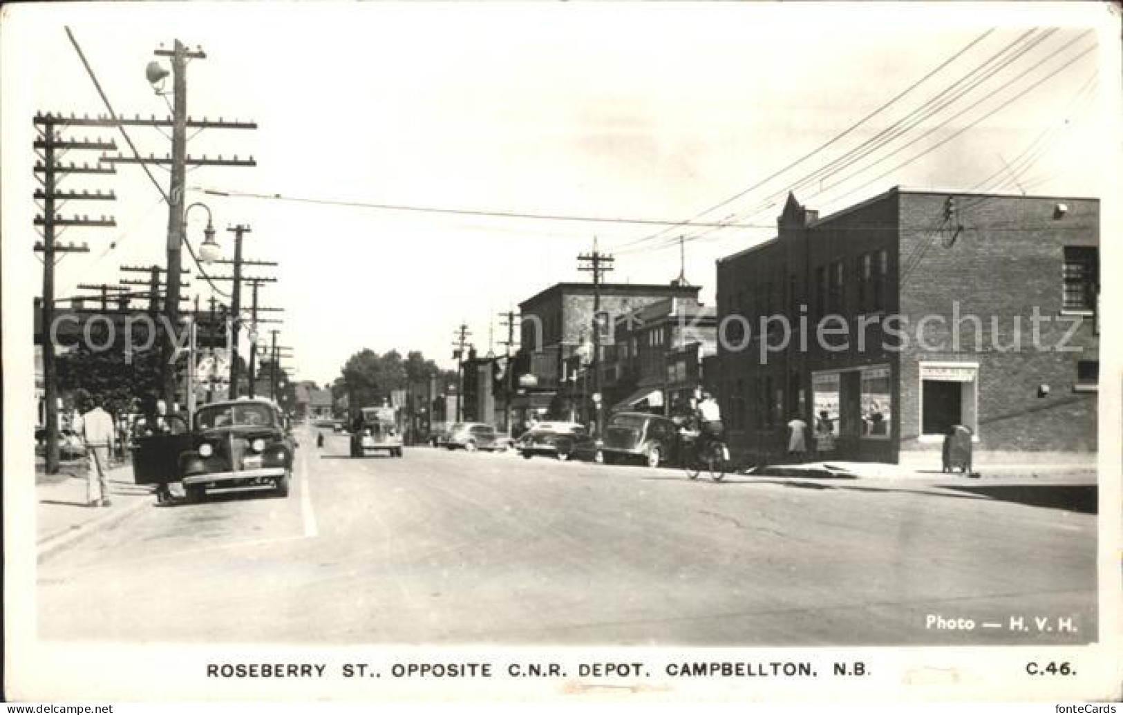 32341841 Campbellton New Brunswick Reseberry Street Opposite CNR Depot Campbellt - Zonder Classificatie