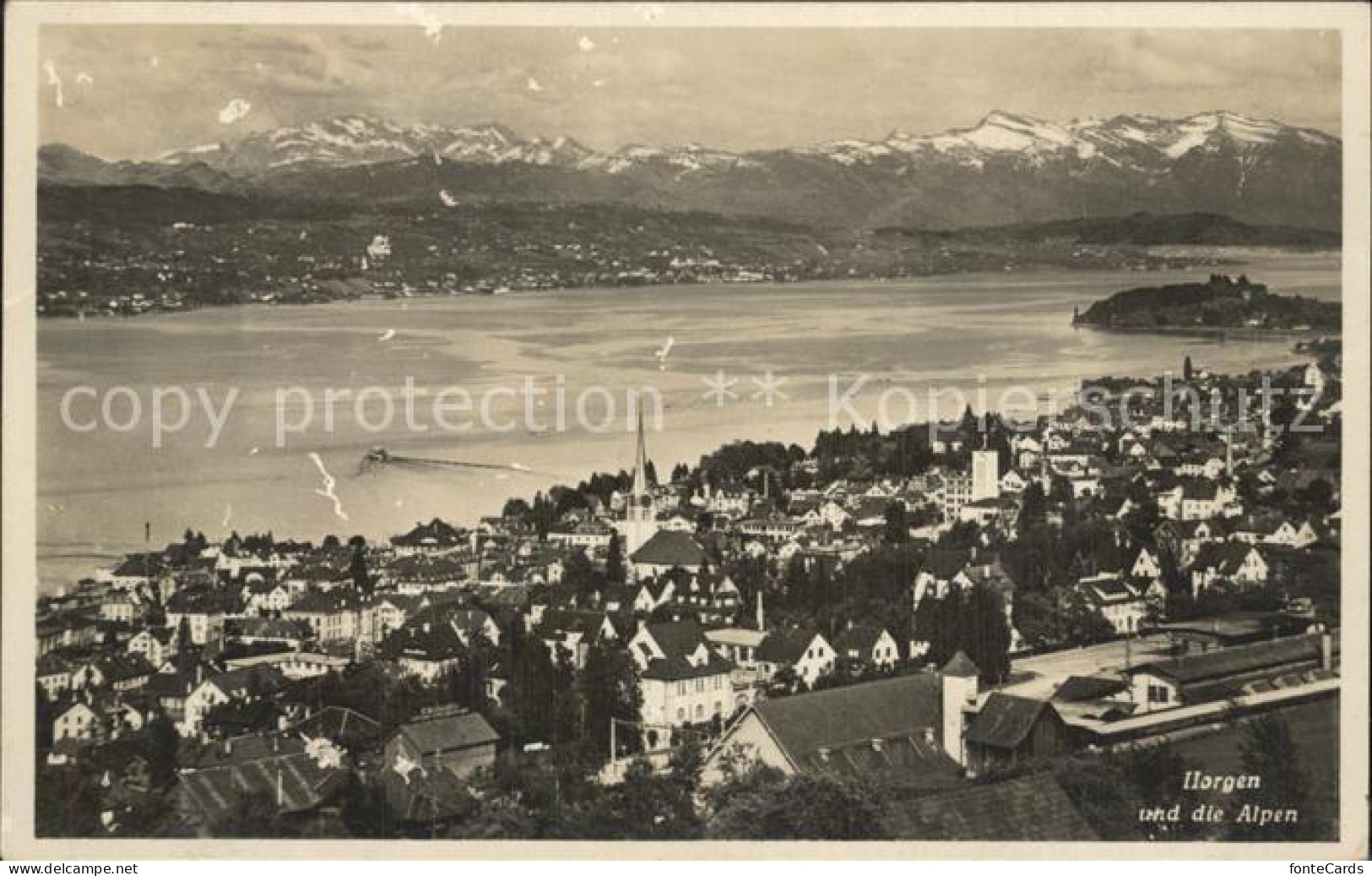 32334350 Horgen ZH Blick Auf Die Alpen Horgen ZH - Andere & Zonder Classificatie