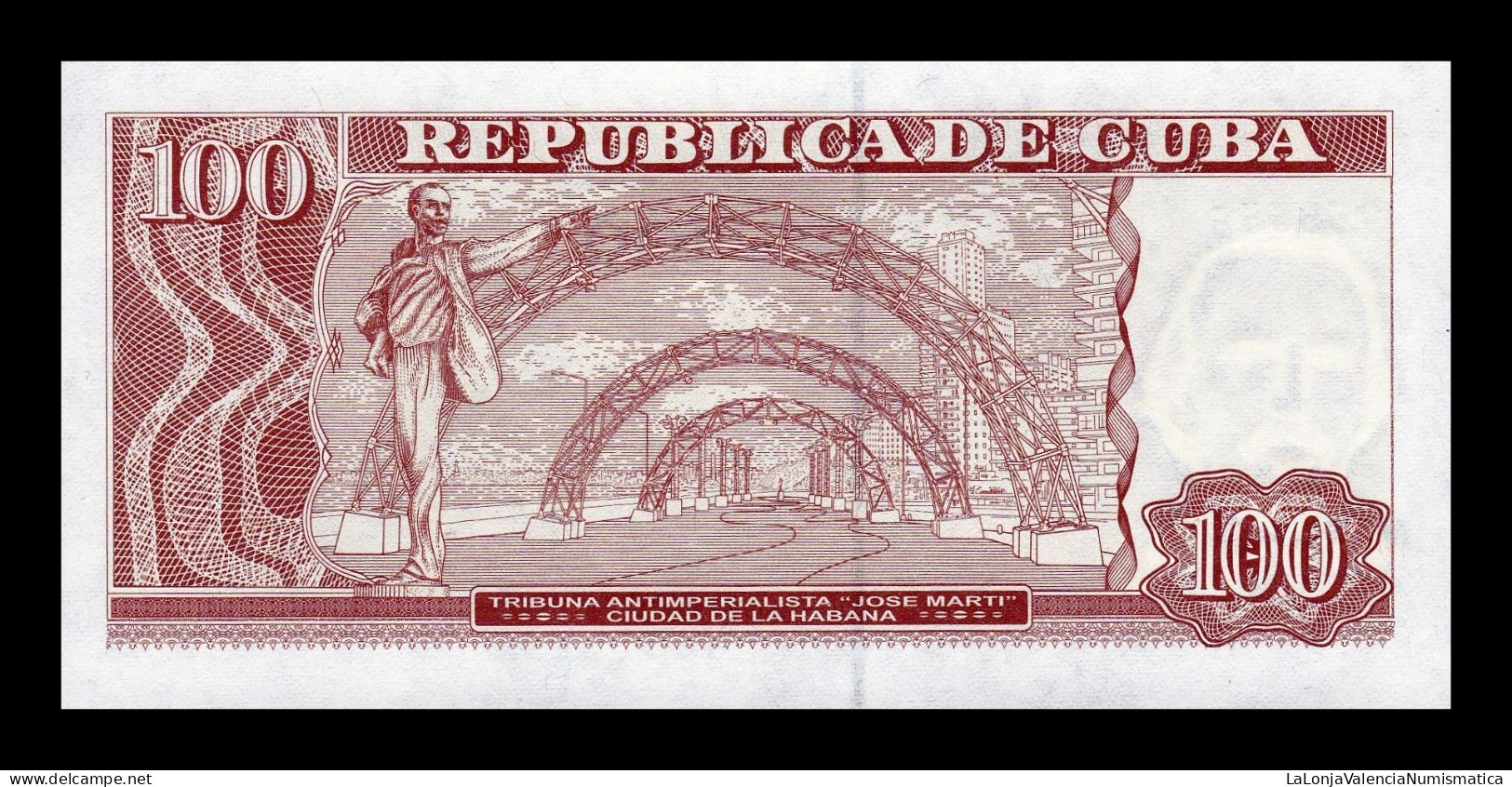 Cuba 100 Pesos Carlos Manuel De Céspedes 2023 Pick 124b Capicua Sc Unc - Cuba