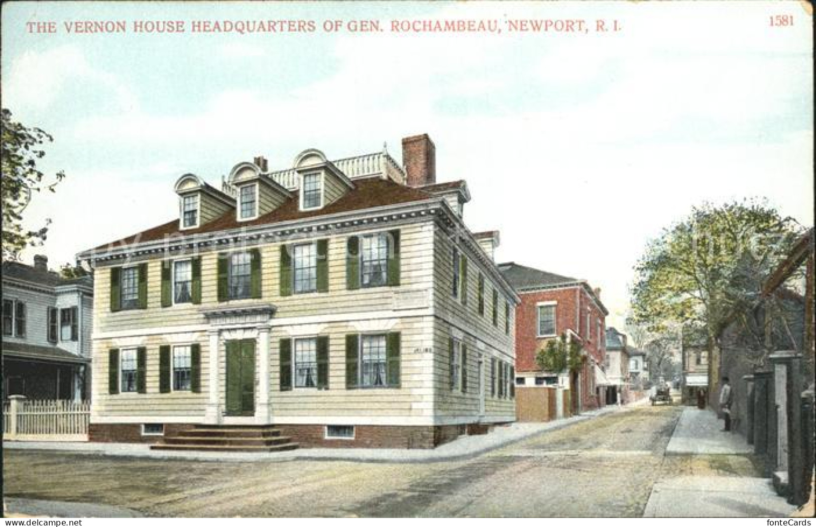 32200599 Newport_Rhode_Island Vernon House Headquarters Gen Rochambeau - Andere & Zonder Classificatie