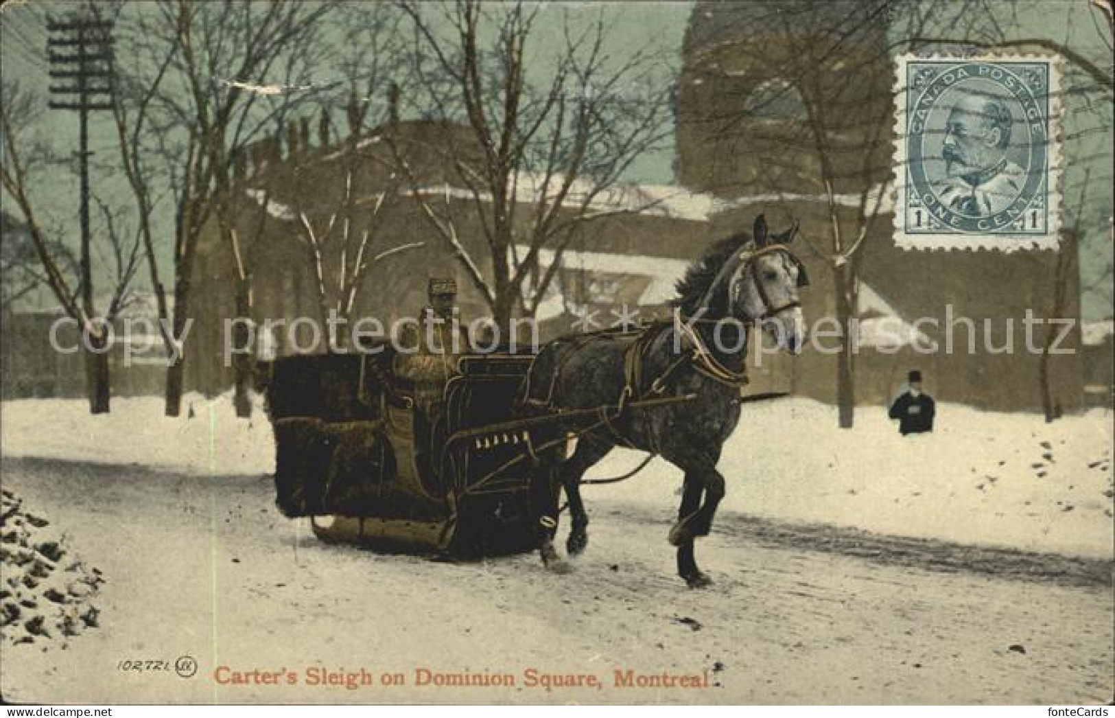 32041774 Montreal Quebec Carter's Sleigh Dominion Square Montreal Quebec - Non Classés