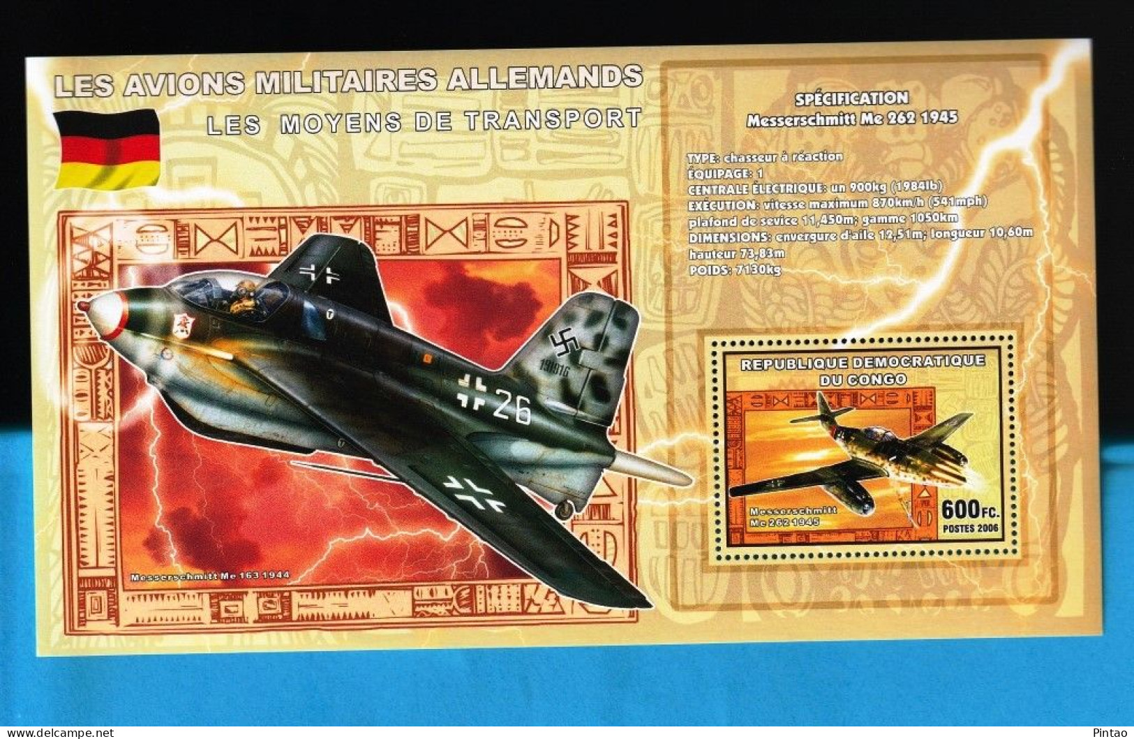 WW14370- CONGO 2006- MNH (AVIAÇÃO) - Aviones