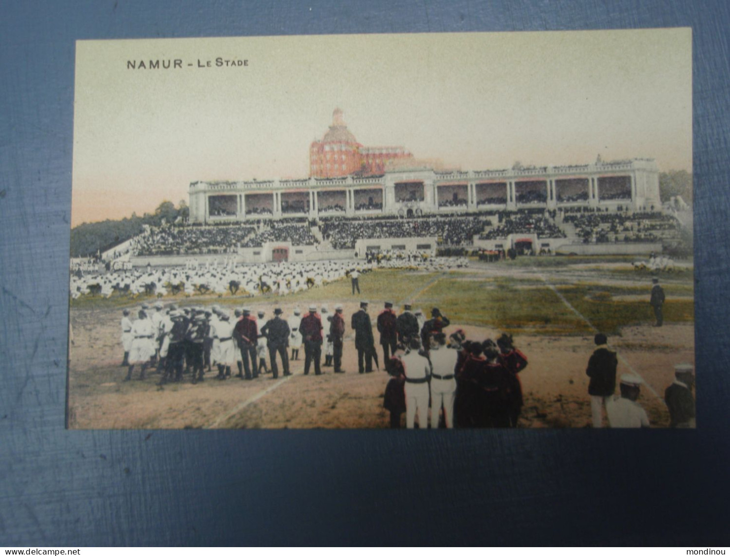 Belle Cpa Couleur NAMUR - Le Stade, Carte Animée - Namur