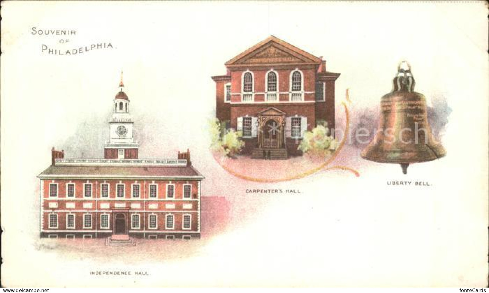 31738441 Philadelphia Pennsylvania Independence Hall Carpenter's Hall Liberty Be - Other & Unclassified