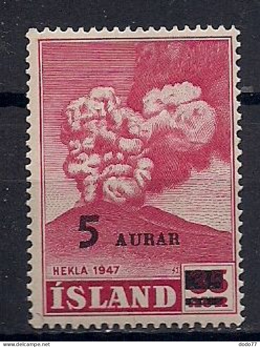 ISLANDE  N° 250  NEUF **  SANS TRACES DE CHARNIERES - Unused Stamps