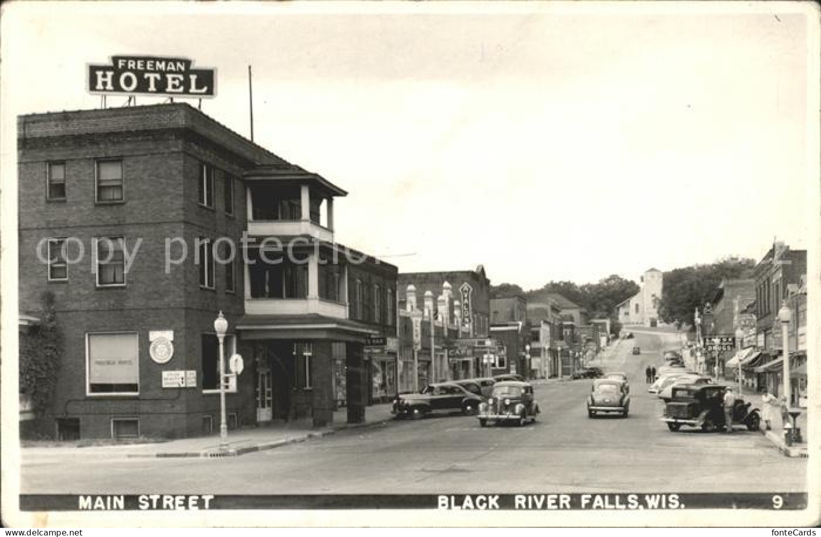 31735638 Black_River_Falls Main Street Freman Hotel - Other & Unclassified