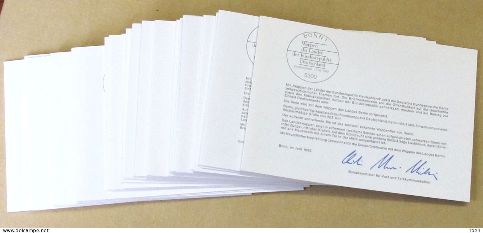 Allemagne - 40 Cartes Maximum Avec Oblitération Premier Jour - émanant Du Ministre Des Postes Et Télécommunications - Lettres & Documents